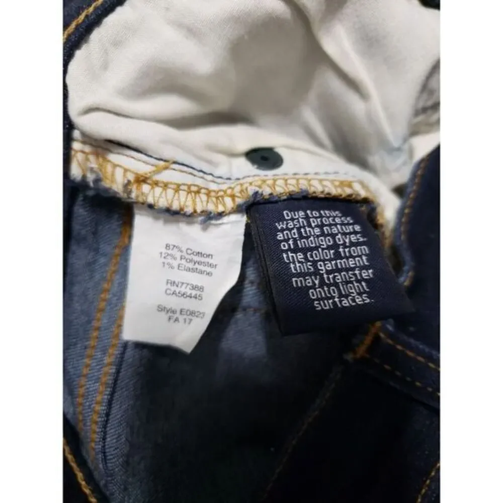 J Crew Stretch Denim‎ Jeans Womens 28 30 Dark Wash Skinny Fit